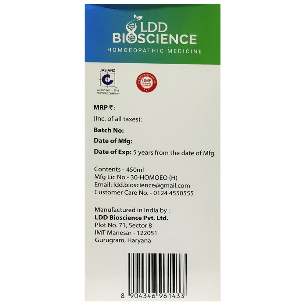 LDD Bioscience LDD Appetiser Syrup LDD Bioscience LDD Appetiser Syrup