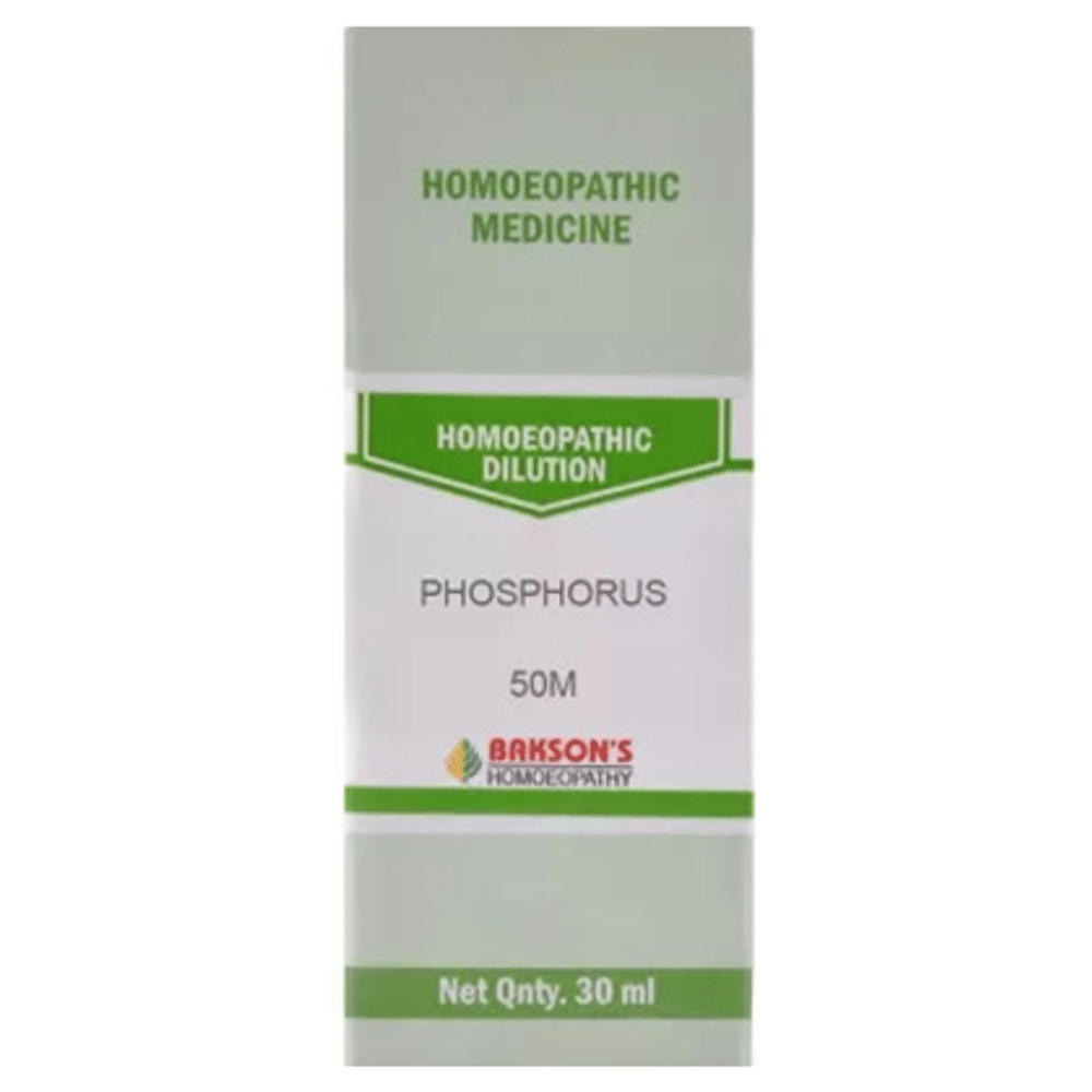 Bakson's Homeopathy Phosphorus Dilution 50M Bakson's Homeopathy Phosphorus Dilution 50M