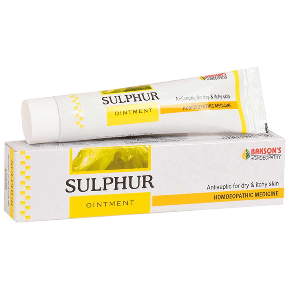 Bakson's Homeopathy Sulphur Ointment Bakson's Homeopathy Sulphur Ointment