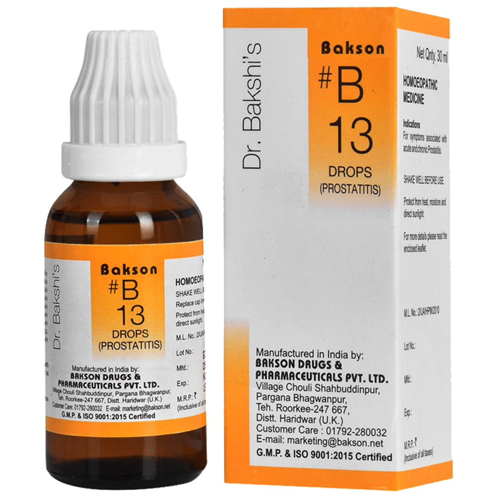 Bakson B13 Prostatitis Drop Bakson B13 Prostatitis Drop