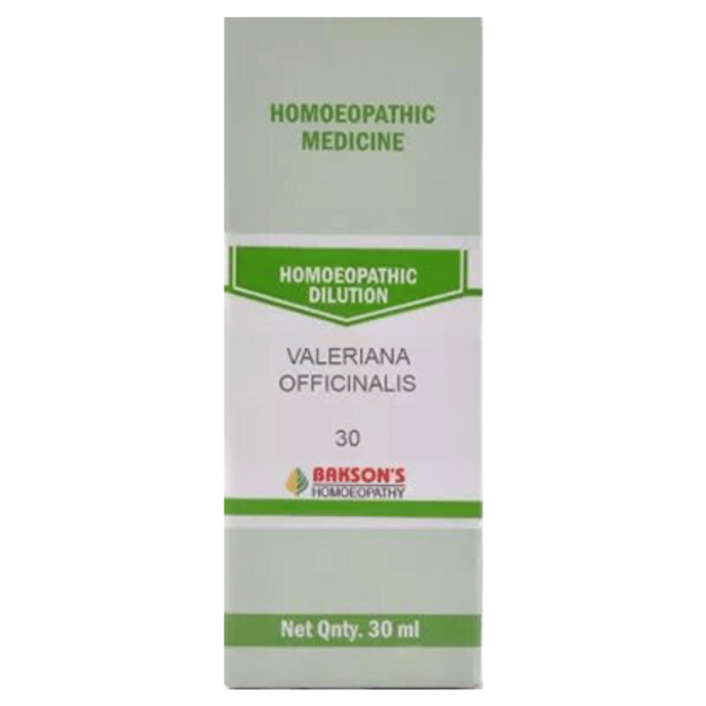 Bakson's Homeopathy Valeriana Officinalis Dilution 30 Bakson's Homeopathy Valeriana Officinalis Dilution 30