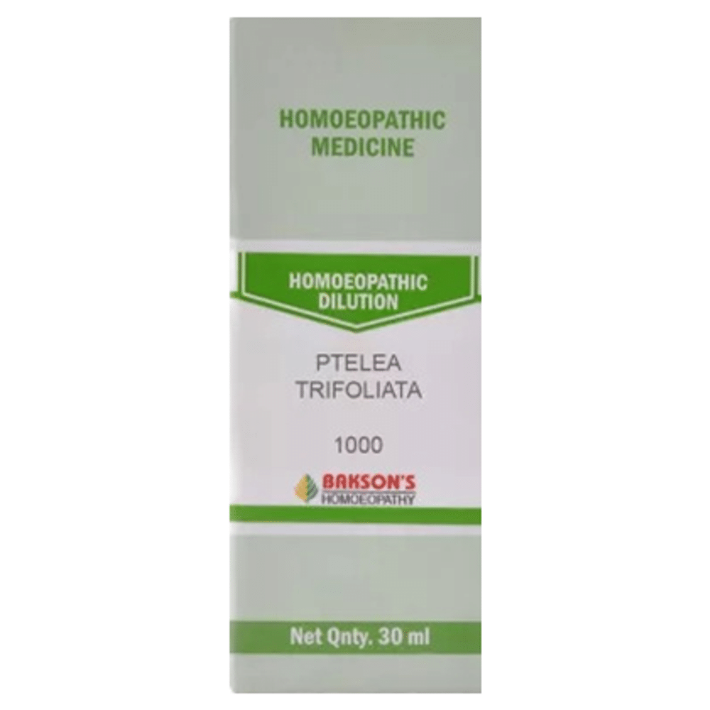 Bakson's Homeopathy Ptelea Trifoliata Dilution 1000 CH Bakson's Homeopathy Ptelea Trifoliata Dilution 1000 CH