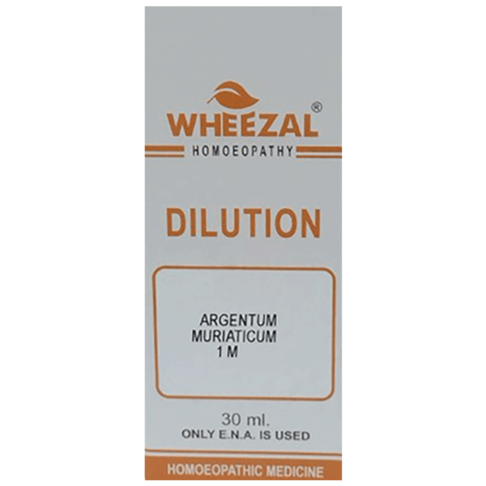 Wheezal Argentum Muriaticum Dilution 1M Wheezal Argentum Muriaticum Dilution 1M