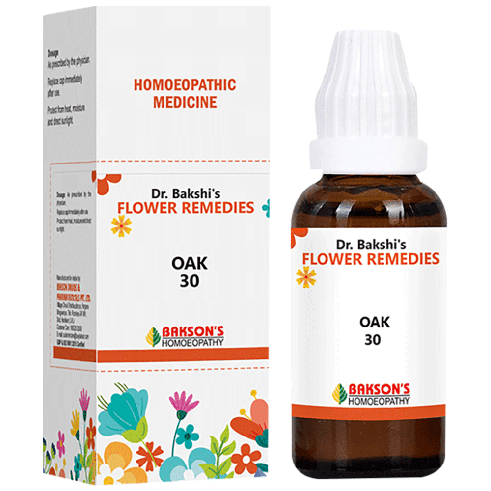 Dr Bakshi's Flower Remedies Oak 30 Dr Bakshi's Flower Remedies Oak 30