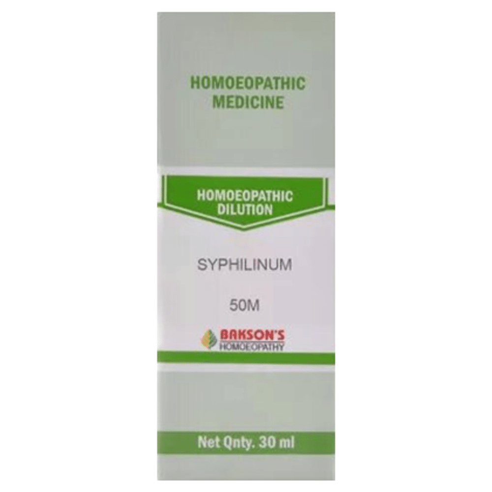 Bakson's Homeopathy Syphilinum Dilution 50M Bakson's Homeopathy Syphilinum Dilution 50M