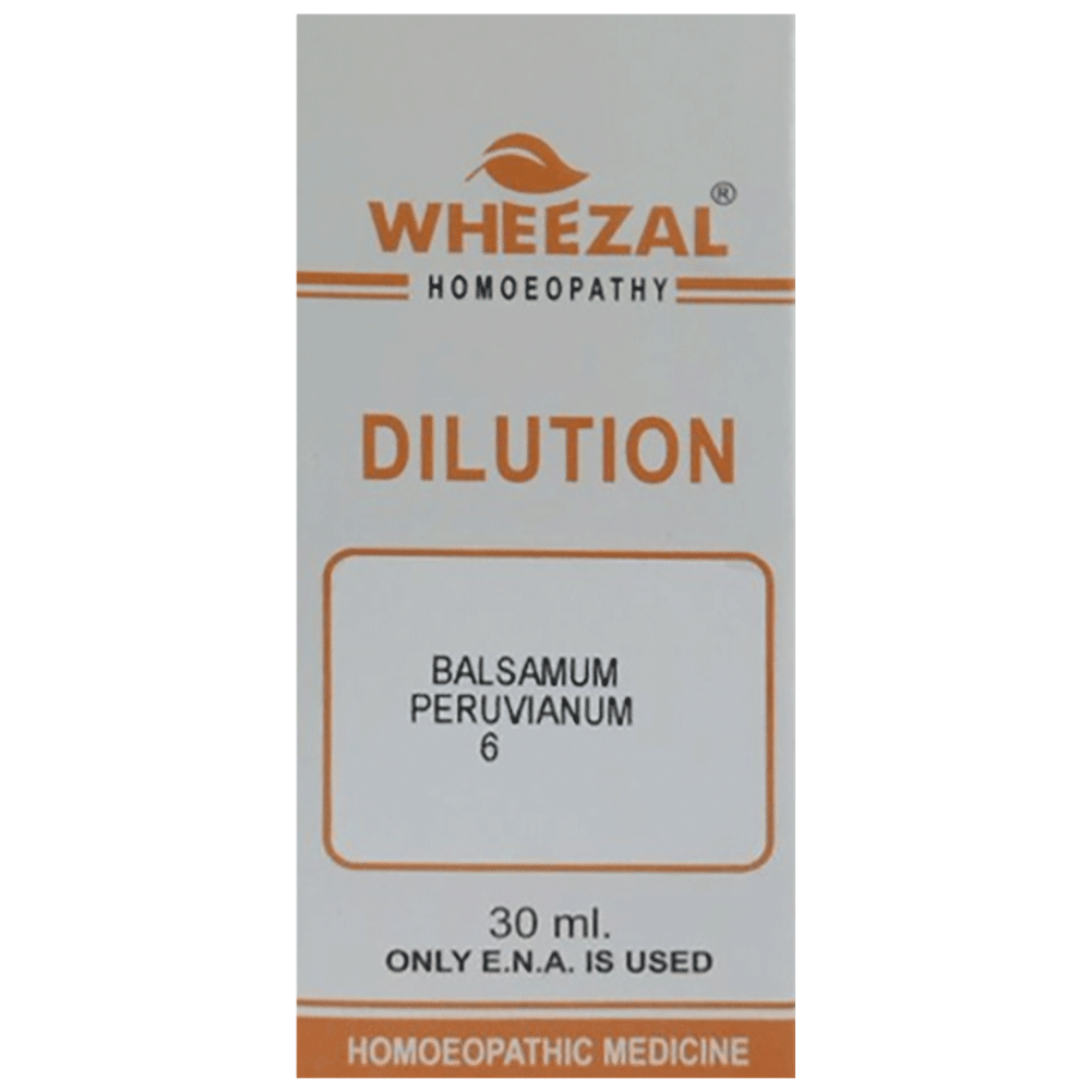 Wheezal Balsum Peru Dilution 6 Wheezal Balsum Peru Dilution 6