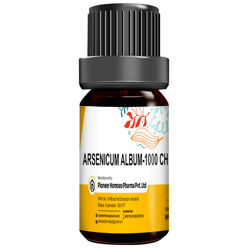 Pioneer Pharma Arsenic Album Globules Pellets Multidose Pills 1000 CH Pioneer Pharma Arsenic Album Globules Pellets Multidose Pills 1000 CH