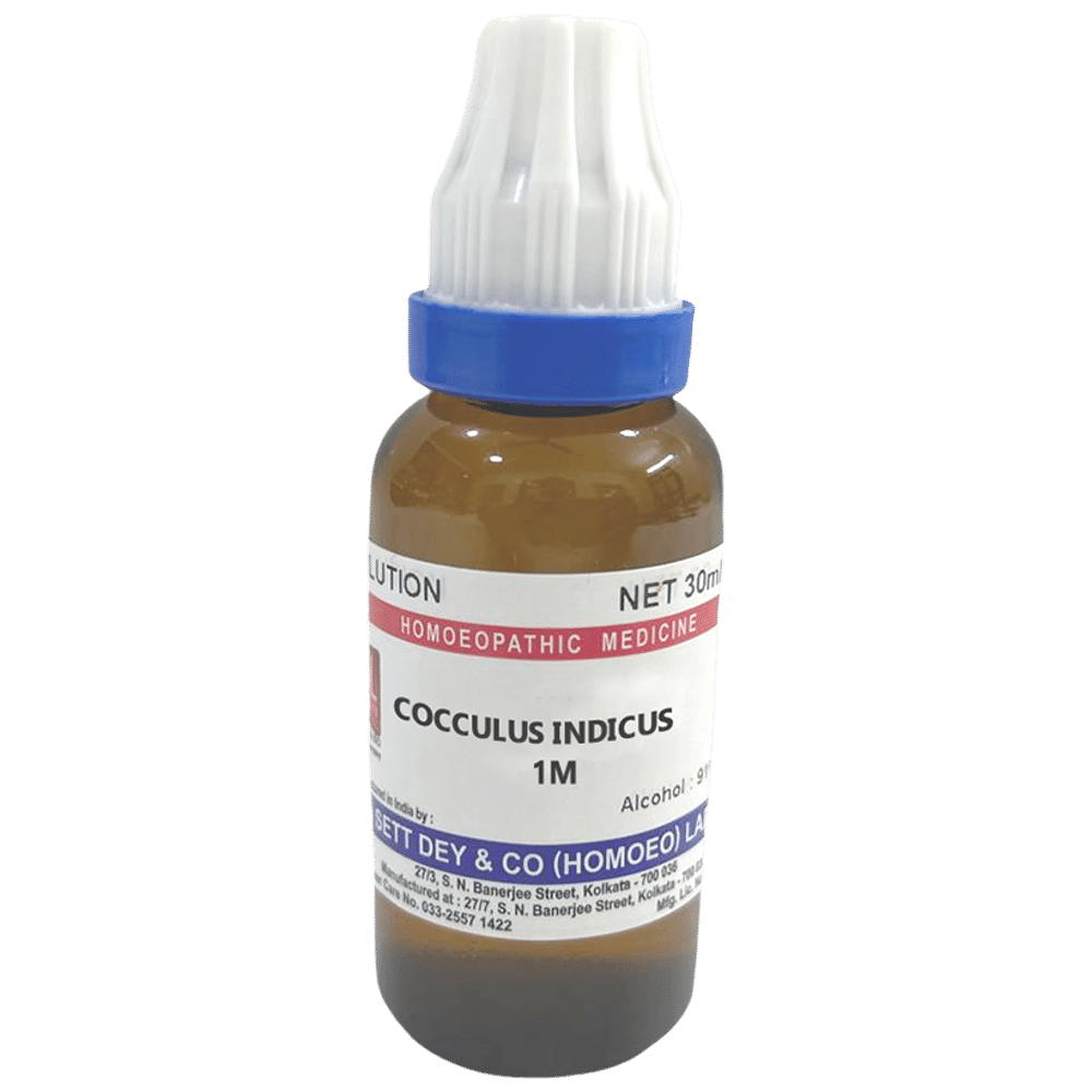 Sett Dey Cocculus Indicus Dilution 1M Sett Dey Cocculus Indicus Dilution 1M