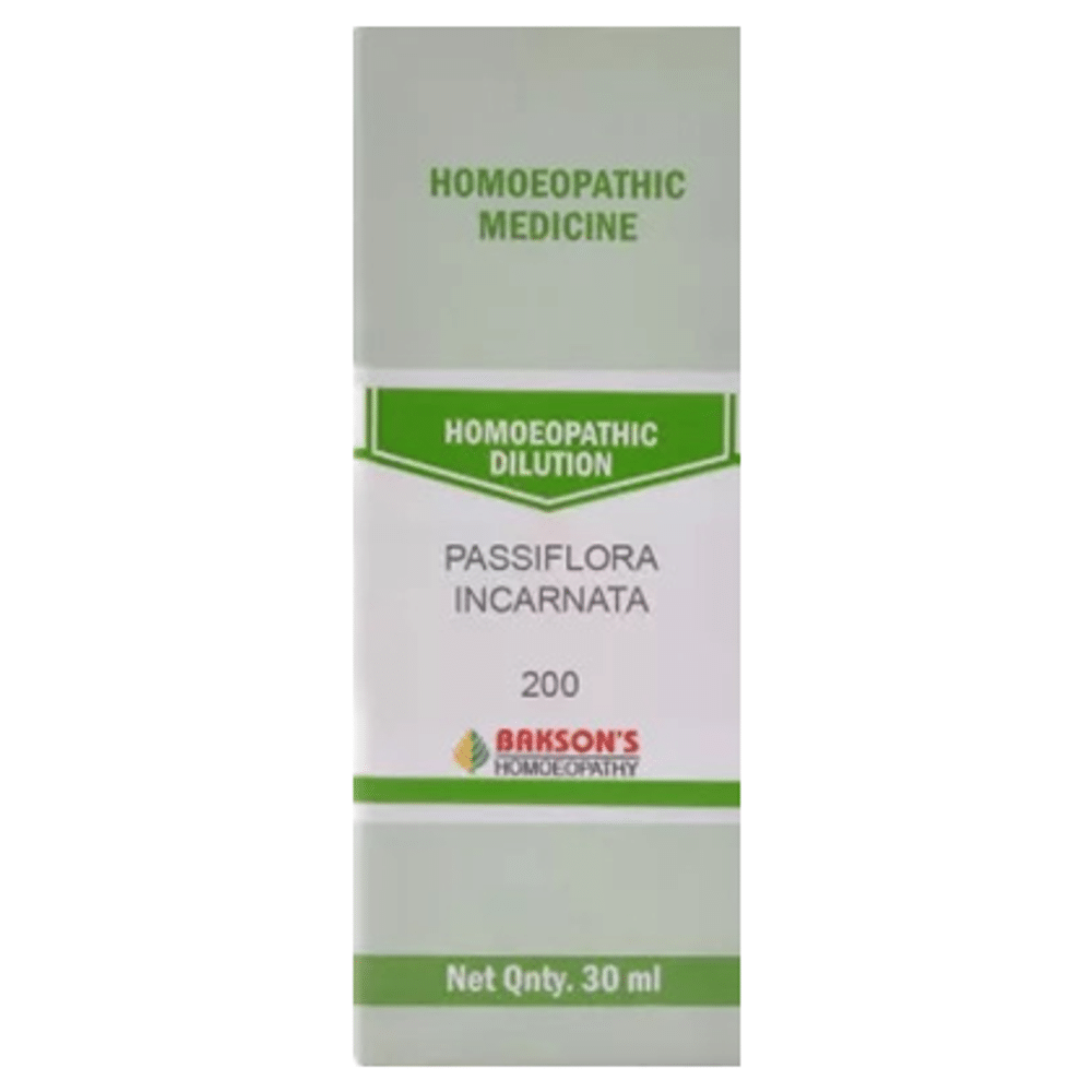 Bakson's Homeopathy Passiflora Incarnata Dilution 200 Bakson's Homeopathy Passiflora Incarnata Dilution 200