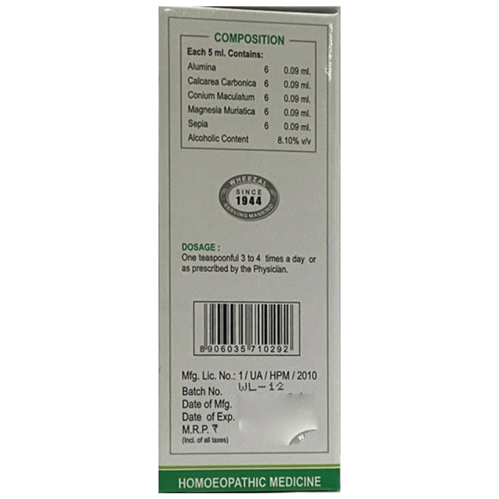 Wheezal Leucorine Syrup Wheezal Leucorine Syrup