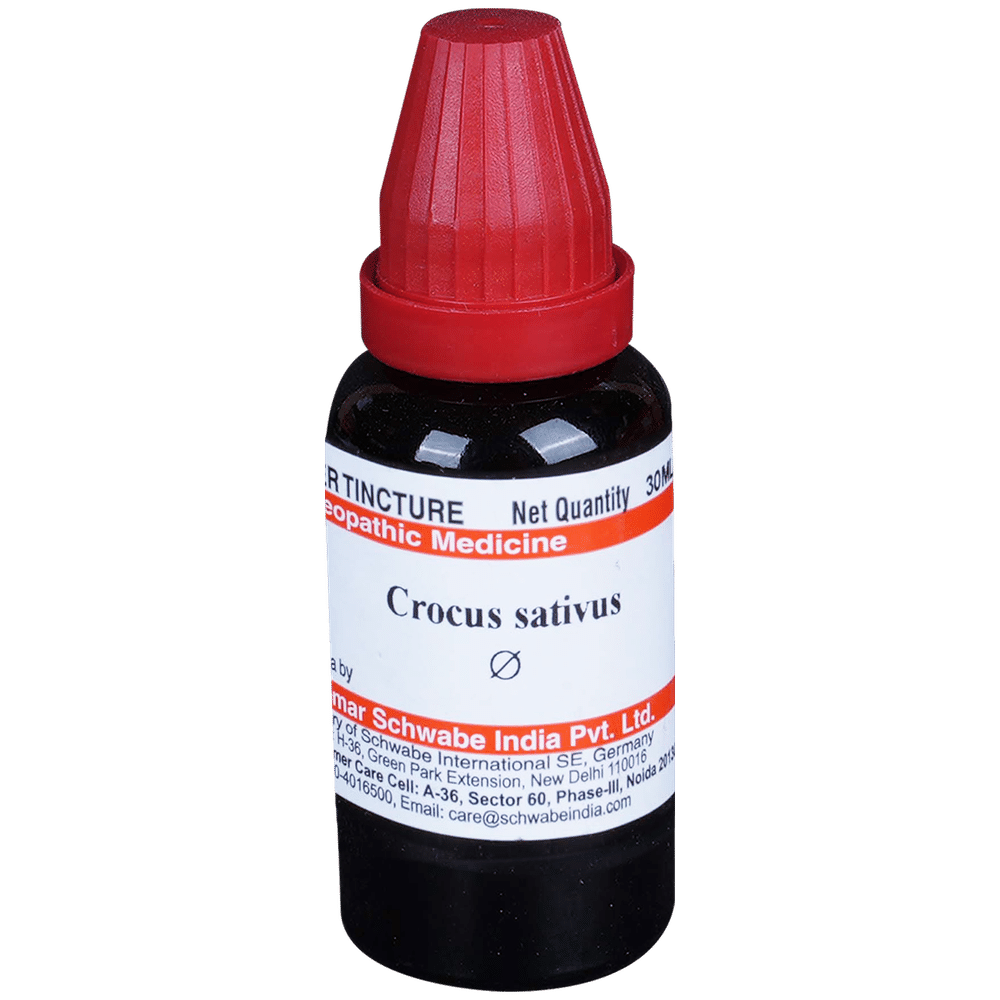 Dr Willmar Schwabe India Crocus Sativus Mother Tincture Q Dr Willmar Schwabe India Crocus Sativus Mother Tincture Q