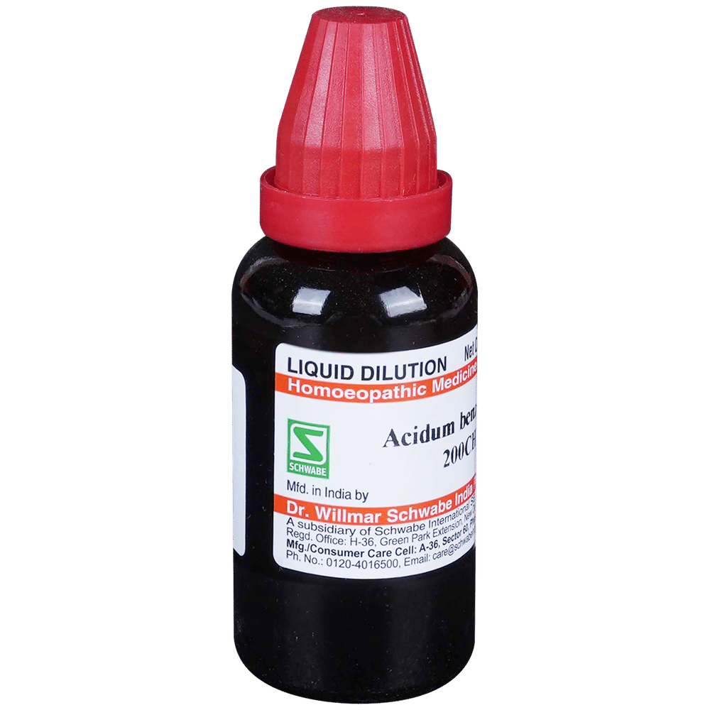 Dr Willmar Schwabe India Acidum Benzoicum Dilution 200 CH