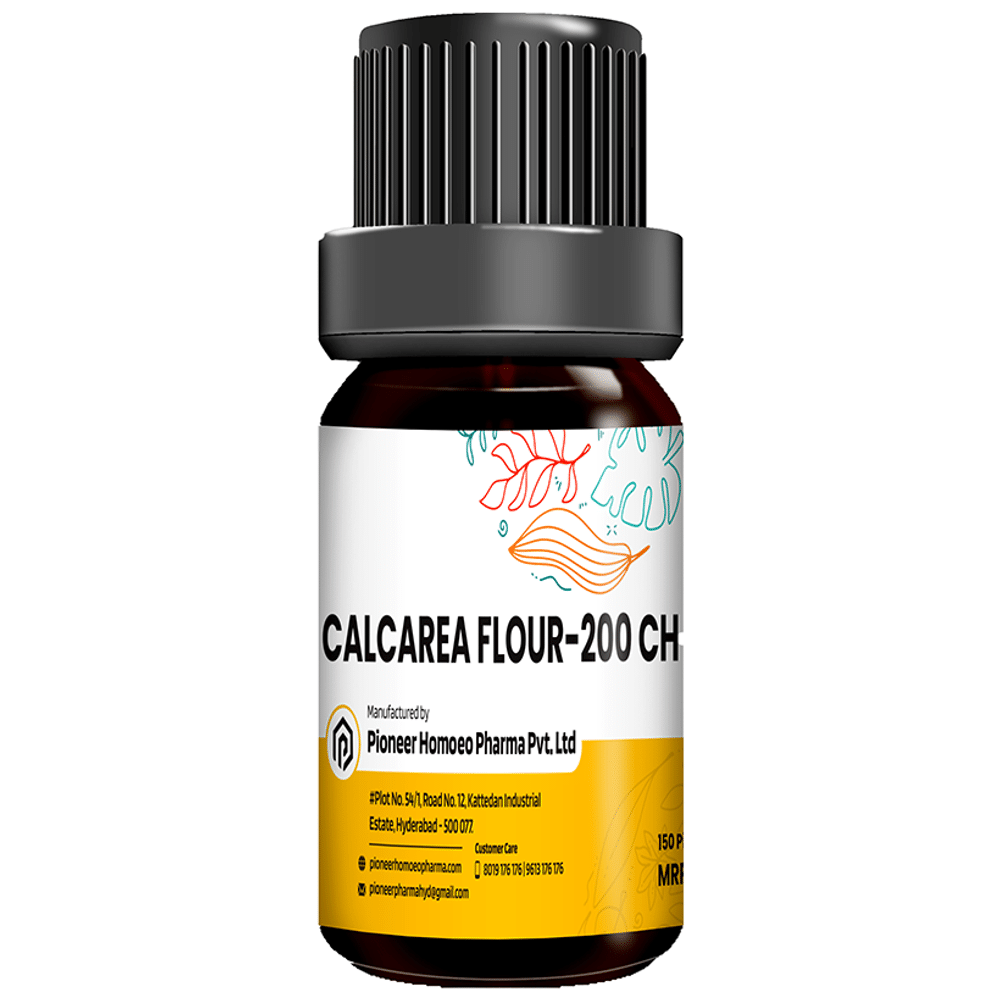Pioneer Pharma Calcarea Flour Globules Pellets Multidose Pills 200 CH Pioneer Pharma Calcarea Flour Globules Pellets Multidose Pills 200 CH