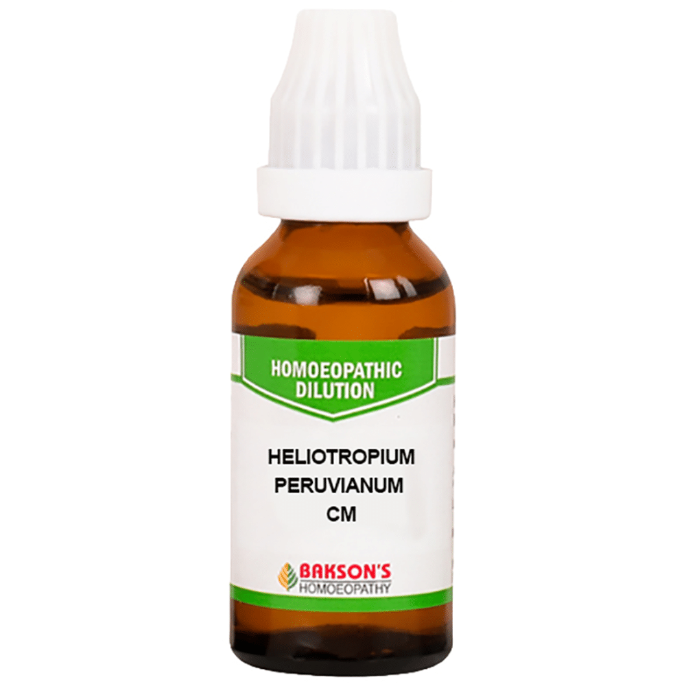 Bakson's Homeopathy Heliotropium Peruvianum Dilution CM Bakson's Homeopathy Heliotropium Peruvianum Dilution CM