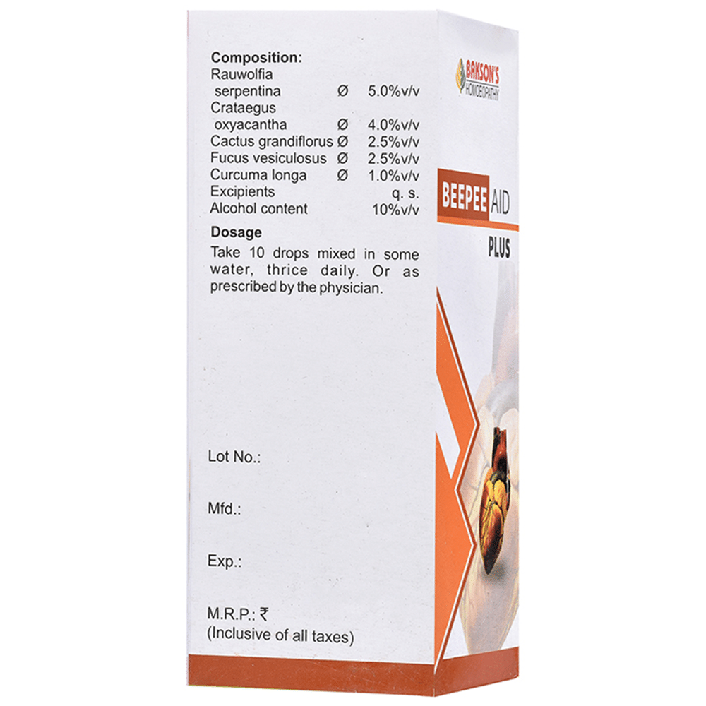 Bakson's Homeopathy Beepee Aid Plus Drop Bakson's Homeopathy Beepee Aid Plus Drop