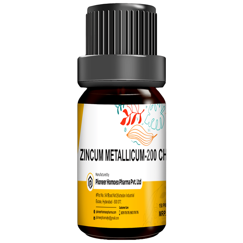 Pioneer Pharma Zincum Metallicum Globules Pellet Multidose Pills 200 CH Pioneer Pharma Zincum Metallicum Globules Pellet Multidose Pills 200 CH