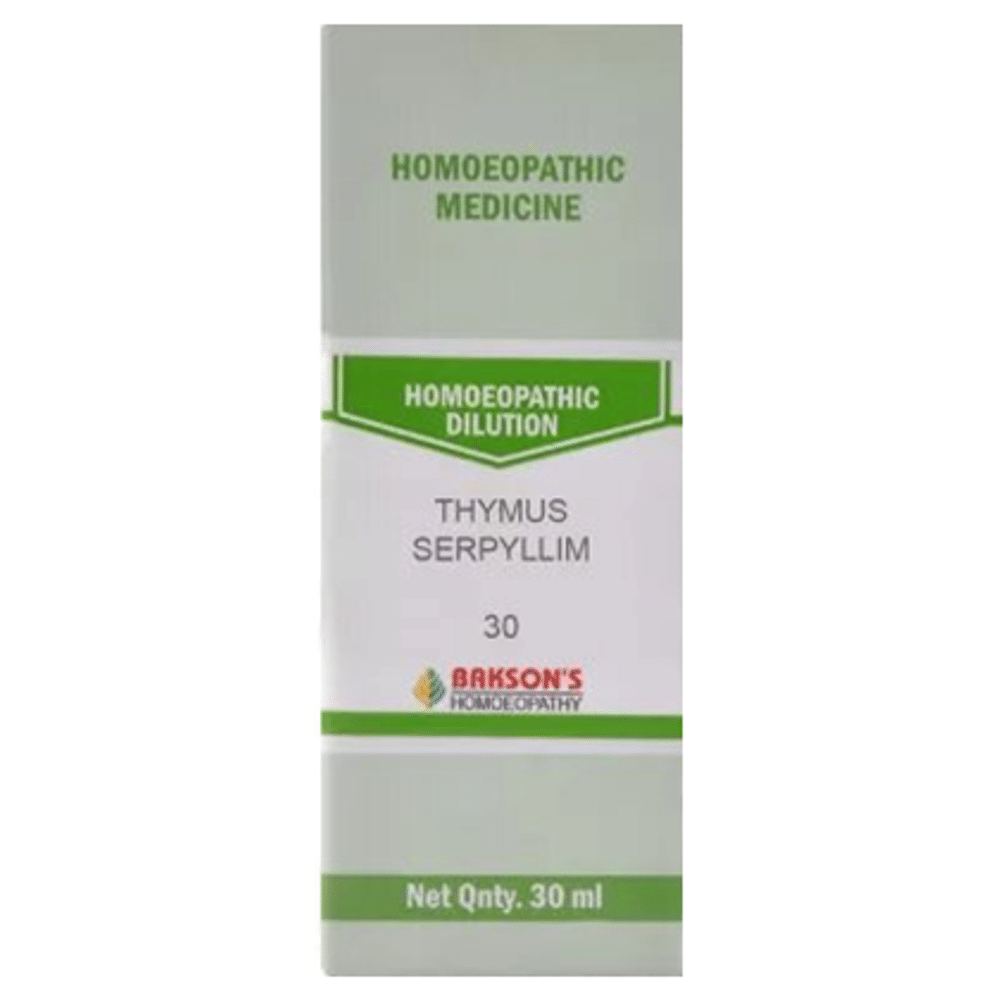 Bakson's Homeopathy Thymus Serpyllum Dilution 30 Bakson's Homeopathy Thymus Serpyllum Dilution 30