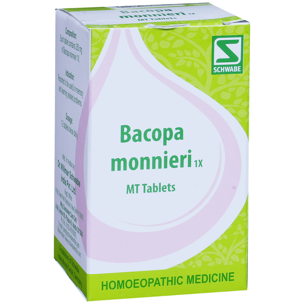 Dr Willmar Schwabe India Bacopa Monnieri Tablet 1X Dr Willmar Schwabe India Bacopa Monnieri Tablet 1X