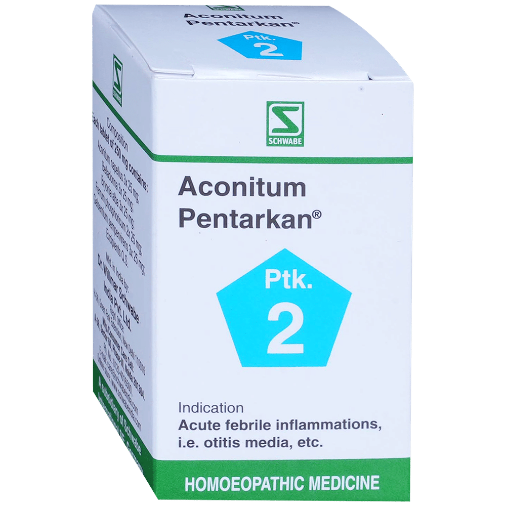 Dr Willmar Schwabe India Aconitum Pentarkan Tablet Dr Willmar Schwabe India Aconitum Pentarkan Tablet
