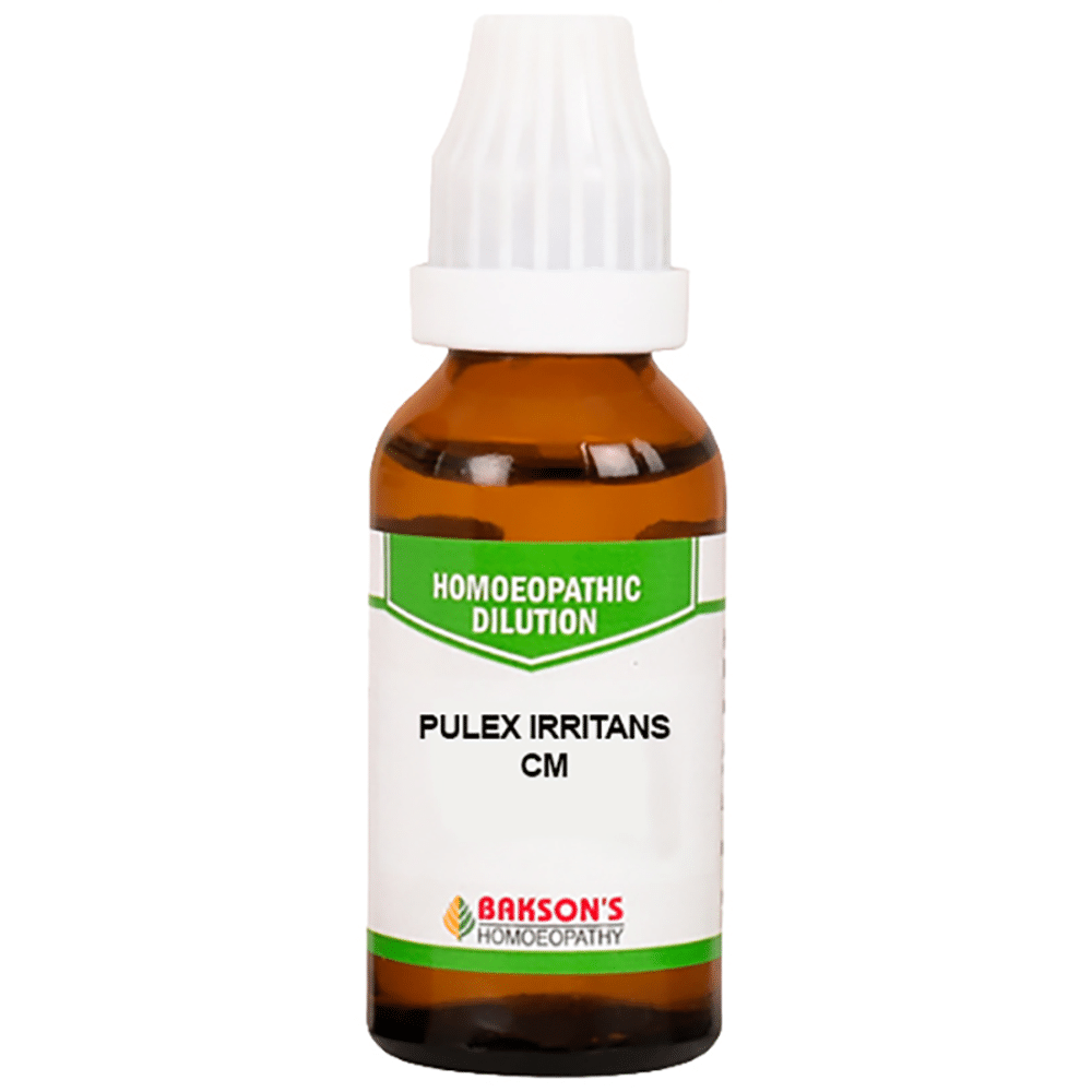 Bakson's Homeopathy Pulex Irritans Dilution CM Bakson's Homeopathy Pulex Irritans Dilution CM