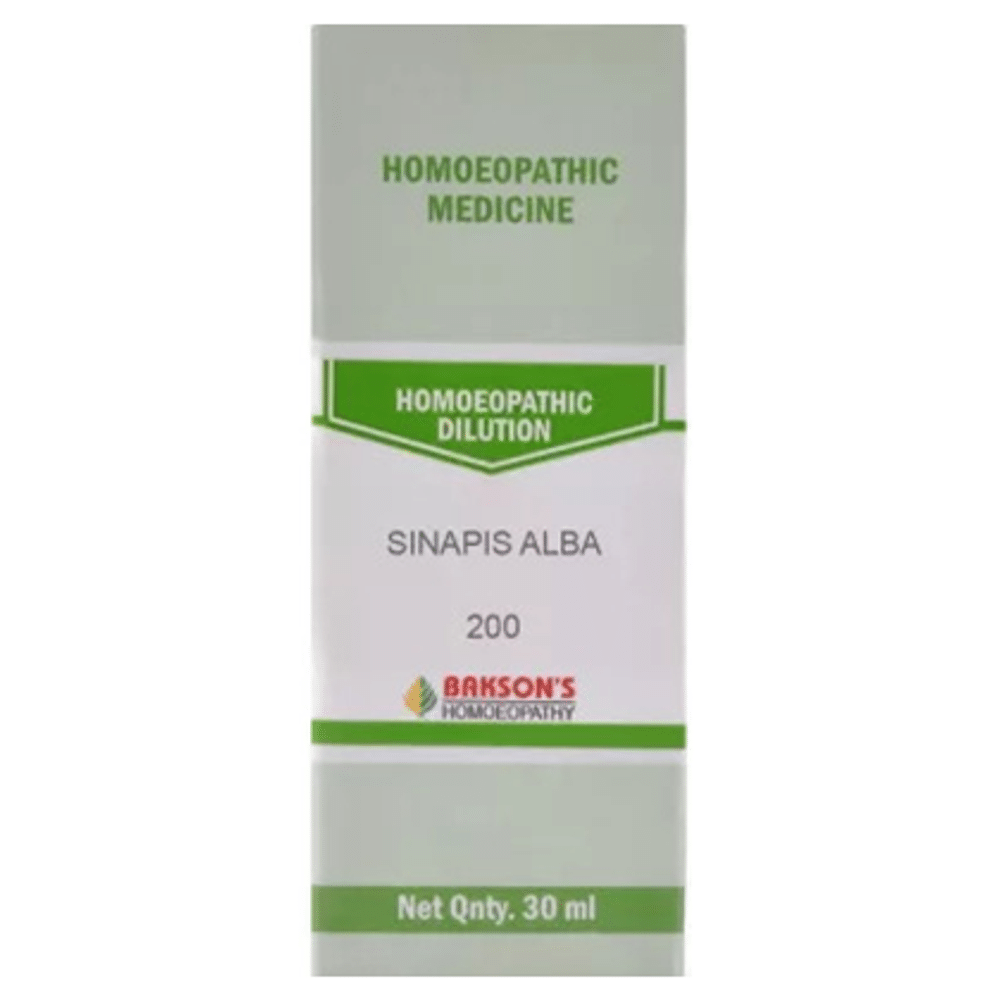 Bakson's Homeopathy Sinapis Alba Dilution 200 Bakson's Homeopathy Sinapis Alba Dilution 200
