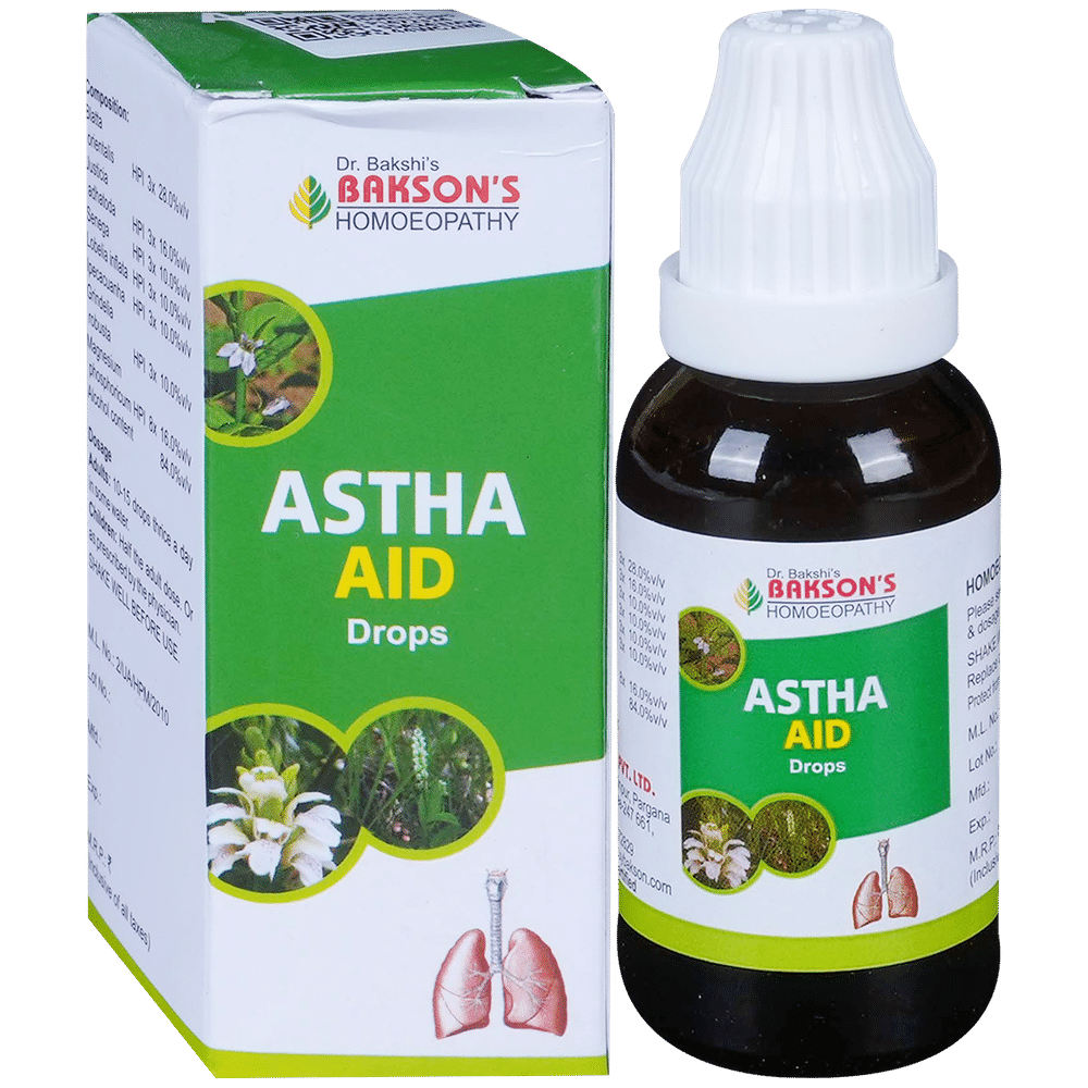 Bakson's Homeopathy Astha Aid Drop Bakson's Homeopathy Astha Aid Drop