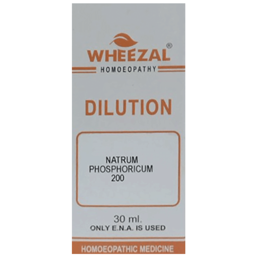 Wheezal Natrum Phosphoricum Dilution 200 Wheezal Natrum Phosphoricum Dilution 200