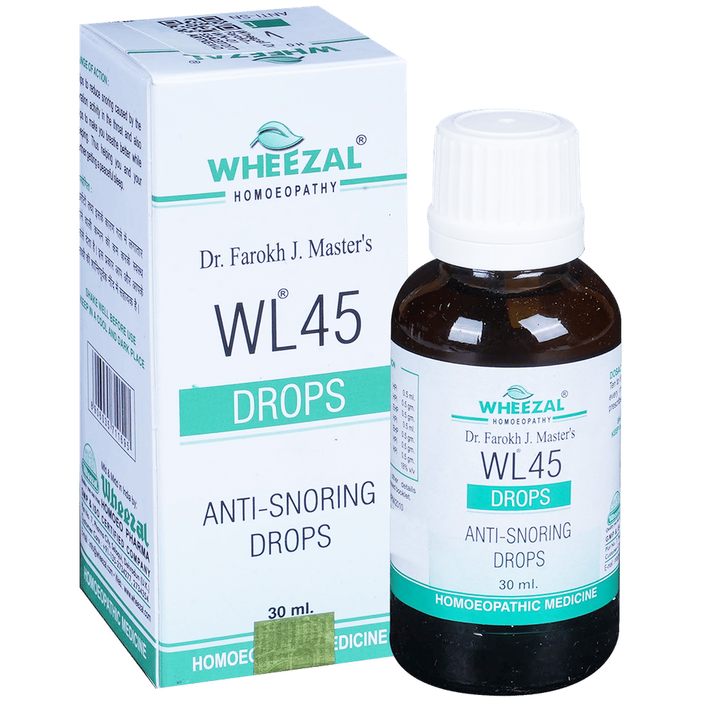 Wheezal Dr. Farokh J. Master's Wl 45 Anti-Snoring Drop Wheezal Dr. Farokh J. Master's Wl 45 Anti-Snoring Drop