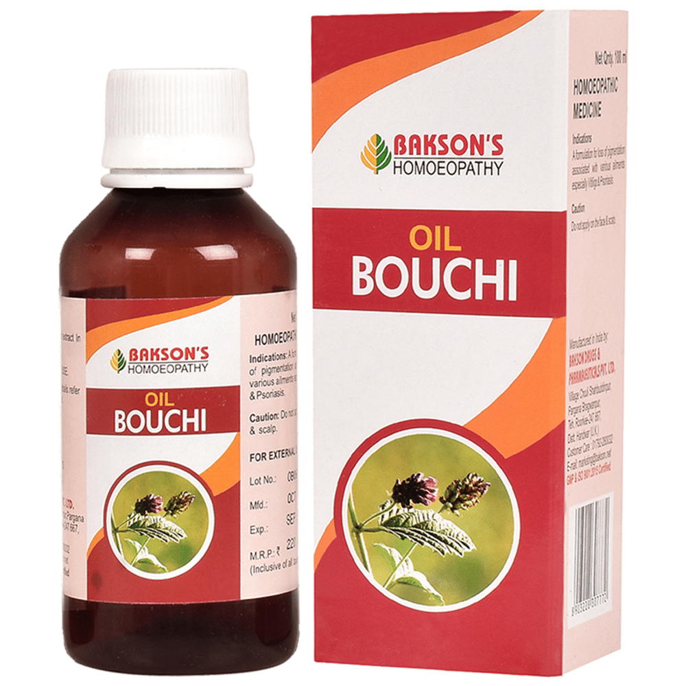 Bakson's Homeopathy Bouchi Oil Bakson's Homeopathy Bouchi Oil