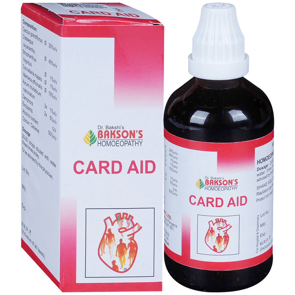 Bakson's Homeopathy Card Aid Drop Bakson's Homeopathy Card Aid Drop