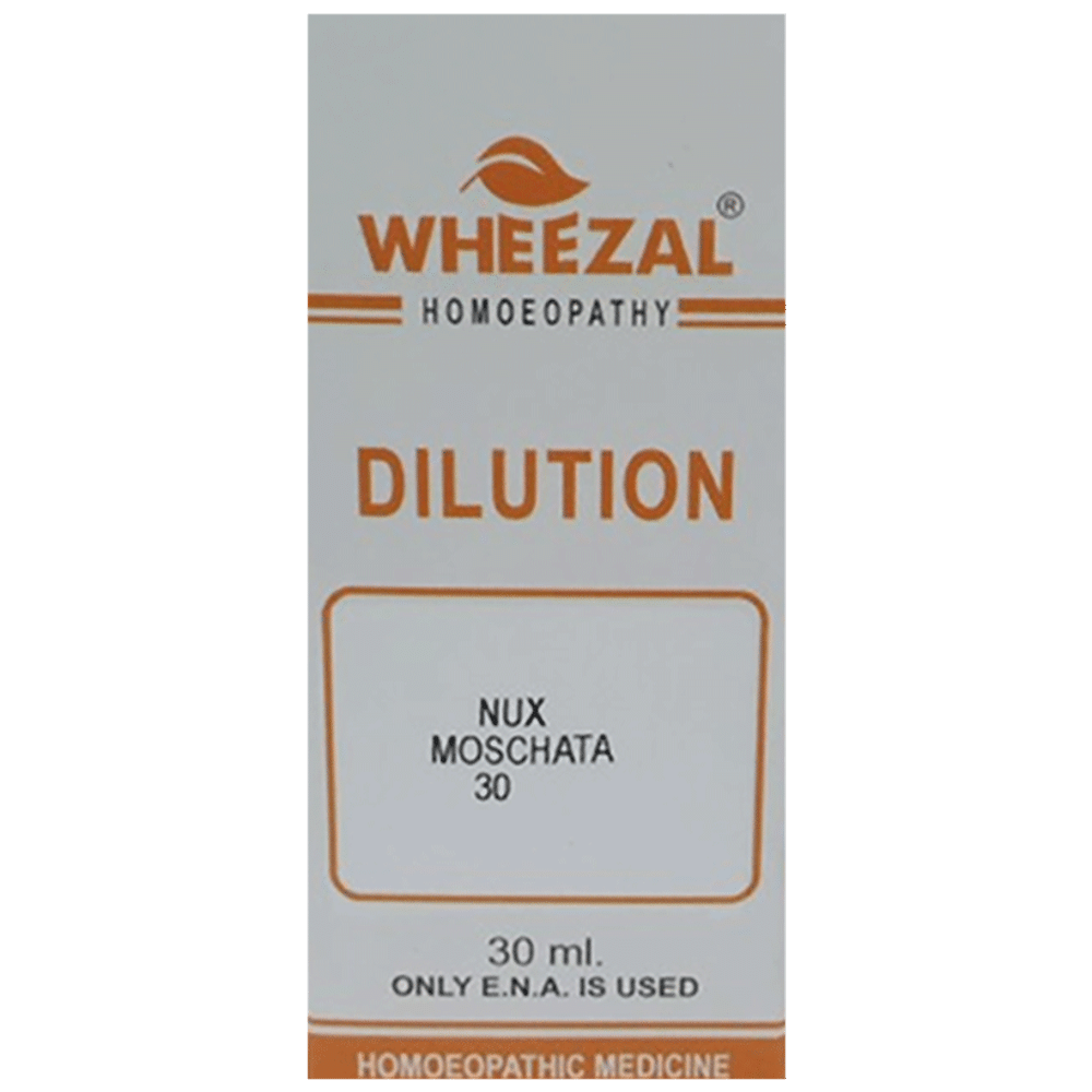Wheezal Nux Moschata Dilution 30 Wheezal Nux Moschata Dilution 30