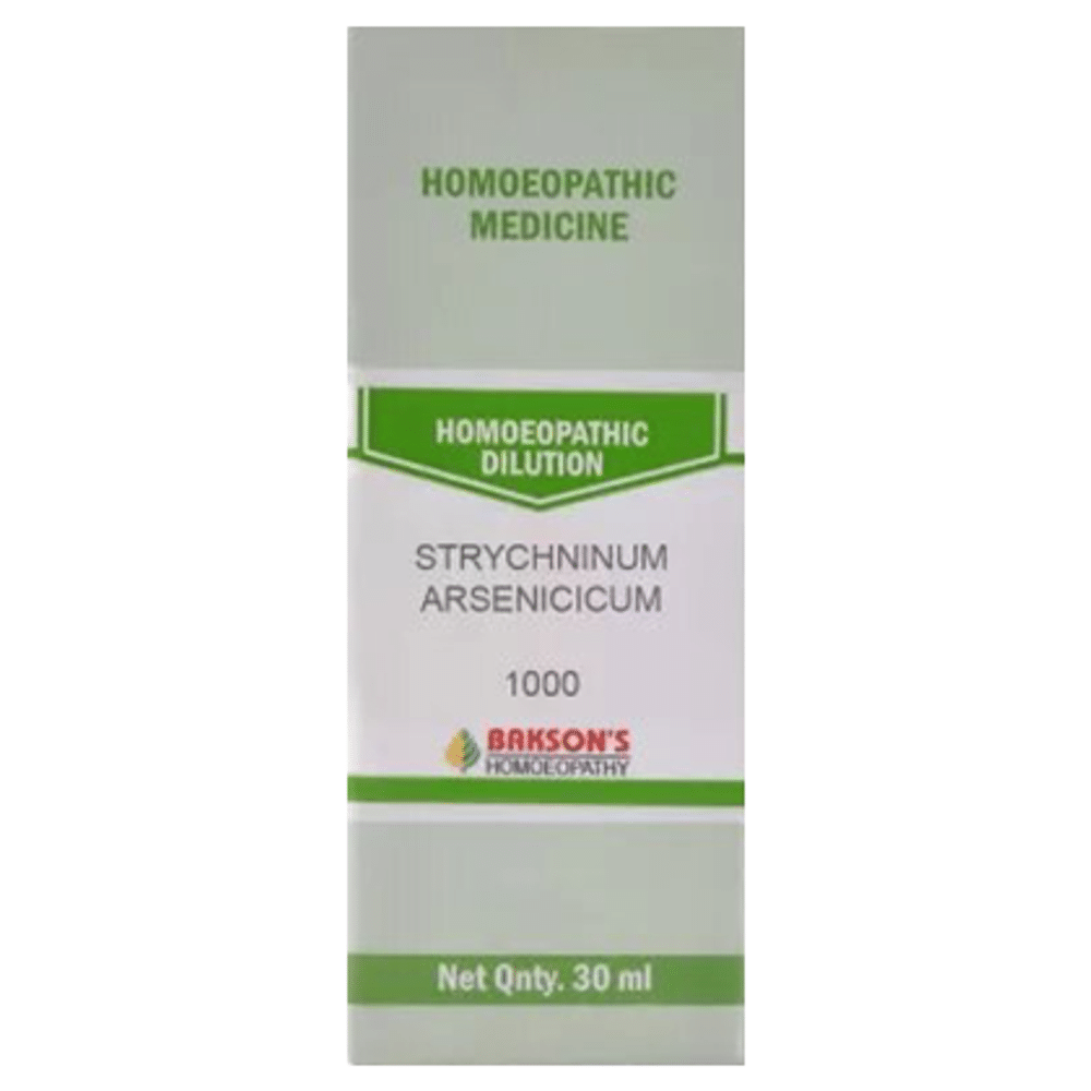 Bakson's Homeopathy Strchninum Arsenicum Dilution 1M Bakson's Homeopathy Strchninum Arsenicum Dilution 1M