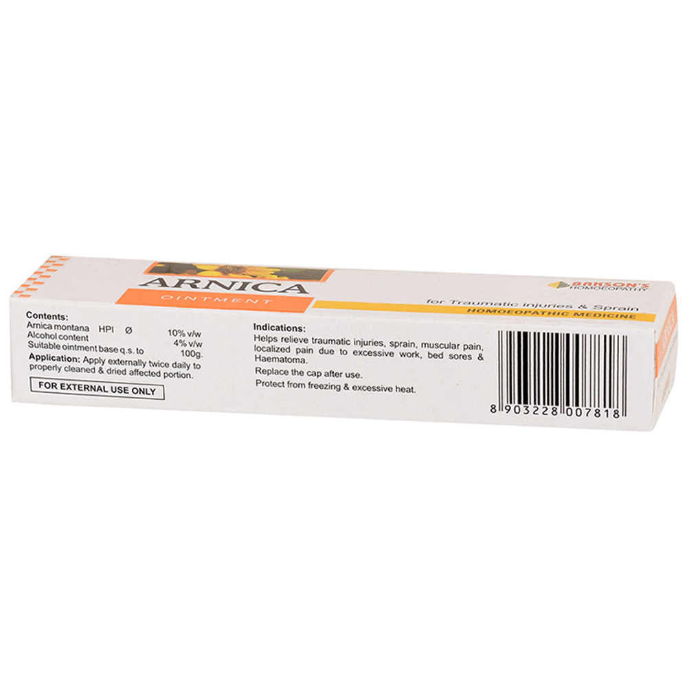 Bakson's Homeopathy Arnica Ointment Bakson's Homeopathy Arnica Ointment
