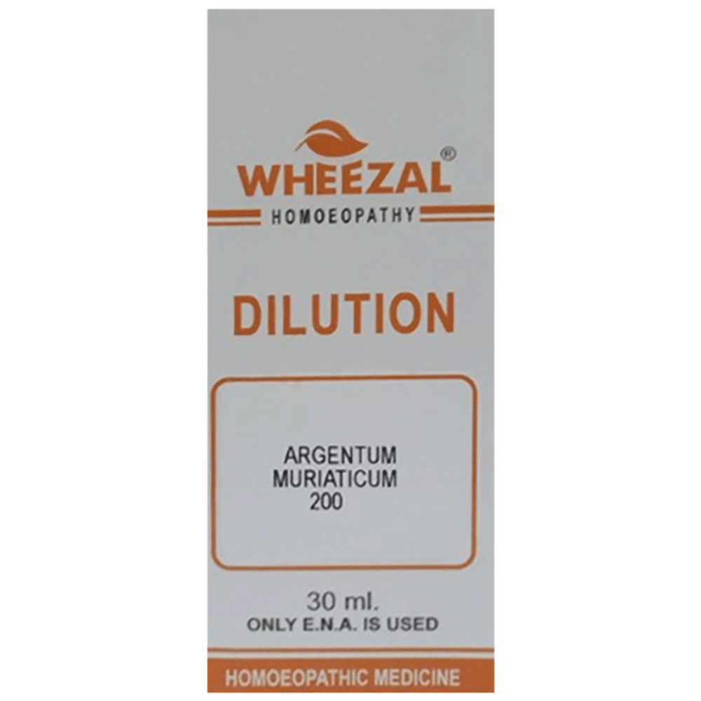 Wheezal Argentum Muriaticum Dilution 200 Wheezal Argentum Muriaticum Dilution 200