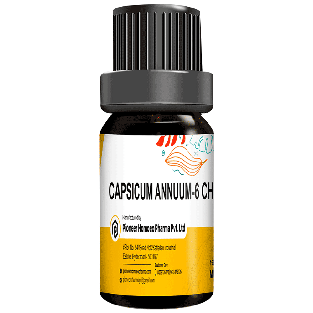 Pioneer Pharma Capsicum Annuum Globules Pellet Multidose Pills 6 CH Pioneer Pharma Capsicum Annuum Globules Pellet Multidose Pills 6 CH