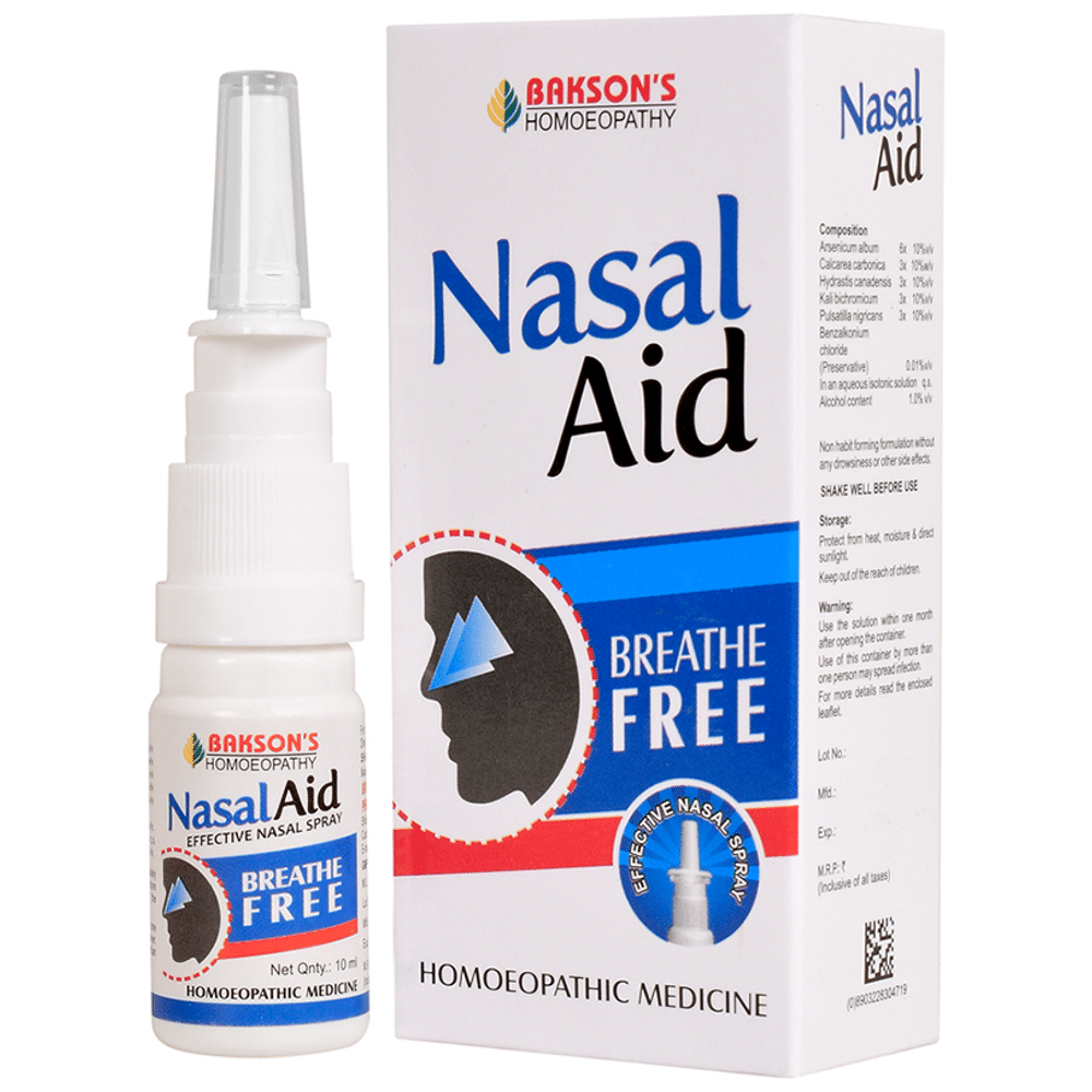 Bakson's Homeopathy Nasal Aid Spray