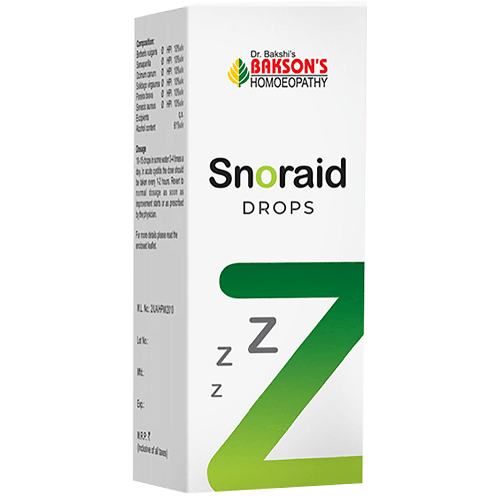 Bakson's Homeopathy Snoraid Drop Bakson's Homeopathy Snoraid Drop