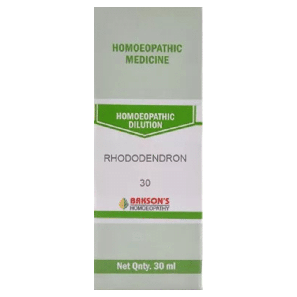Bakson's Homeopathy Rhododendron Dilution 30 Bakson's Homeopathy Rhododendron Dilution 30