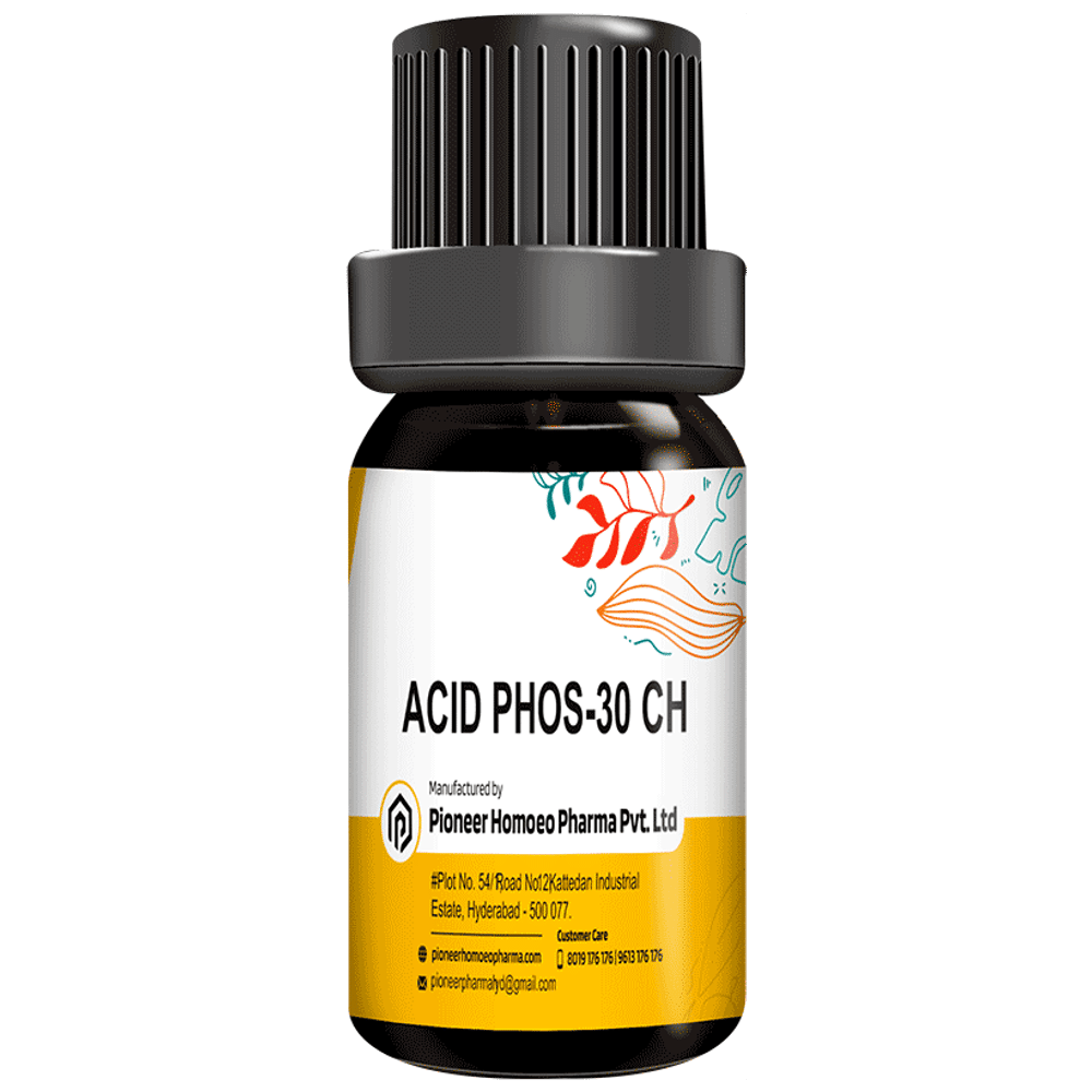 Pioneer Pharma Acid Phos Globules Pellets Multidose Pills 30 CH Pioneer Pharma Acid Phos Globules Pellets Multidose Pills 30 CH