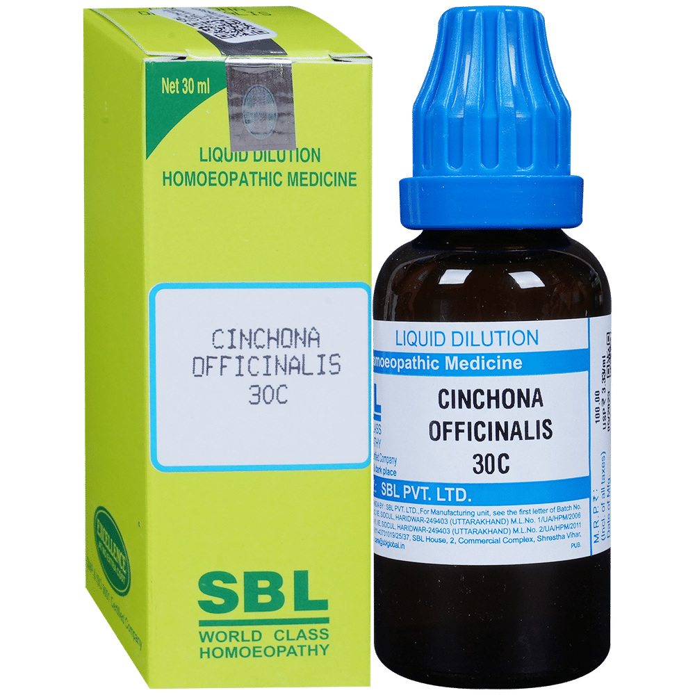 SBL Cinchona Officinalis Dilution 30 CH SBL Cinchona Officinalis Dilution 30 CH