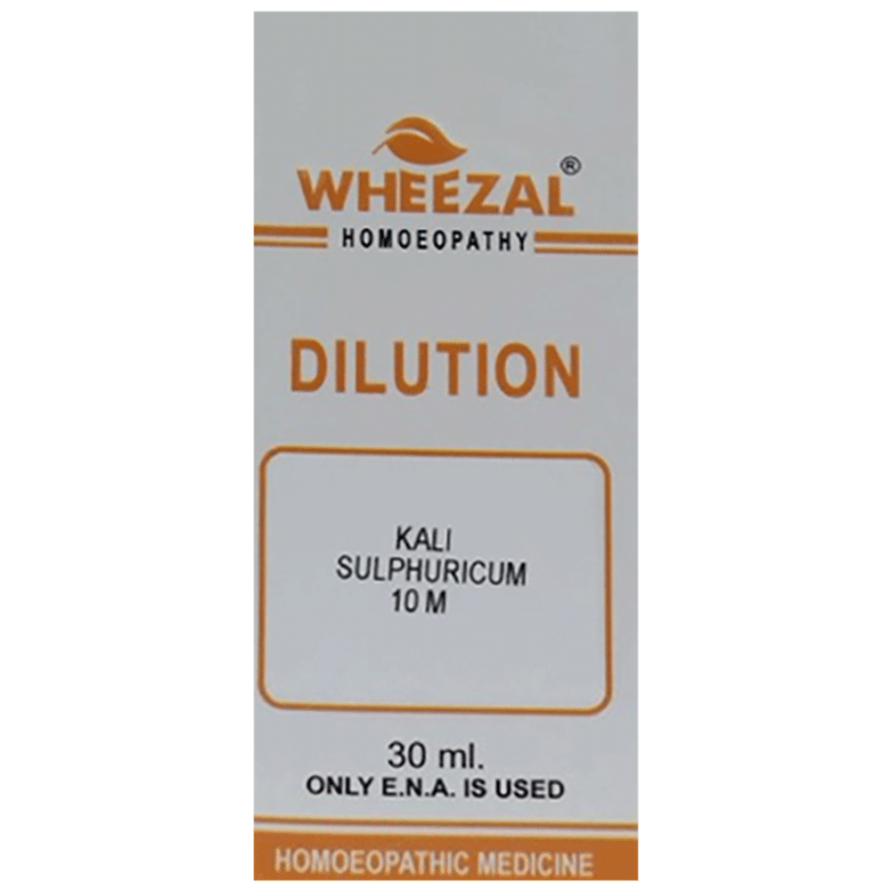 Wheezal Kali Sulphuricum Dilution 10M Wheezal Kali Sulphuricum Dilution 10M