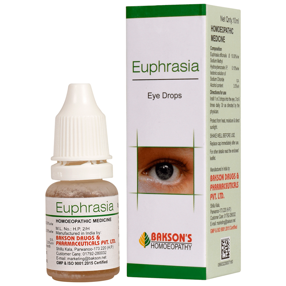 Bakson's Homeopathy Euphrasia Eye Drop Bakson's Homeopathy Euphrasia Eye Drop