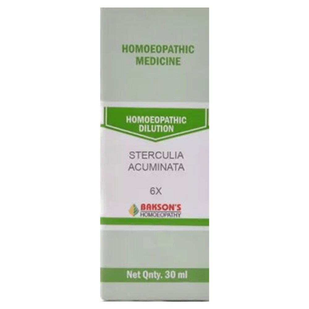 Bakson's Homeopathy Sterculia Acuminata Dilution 6X Bakson's Homeopathy Sterculia Acuminata Dilution 6X