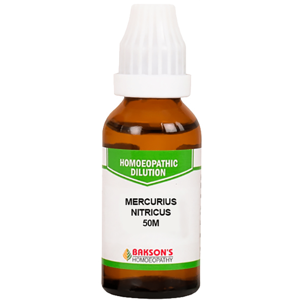 Bakson's Homeopathy Mercurius Nitricus Dilution 50M Bakson's Homeopathy Mercurius Nitricus Dilution 50M