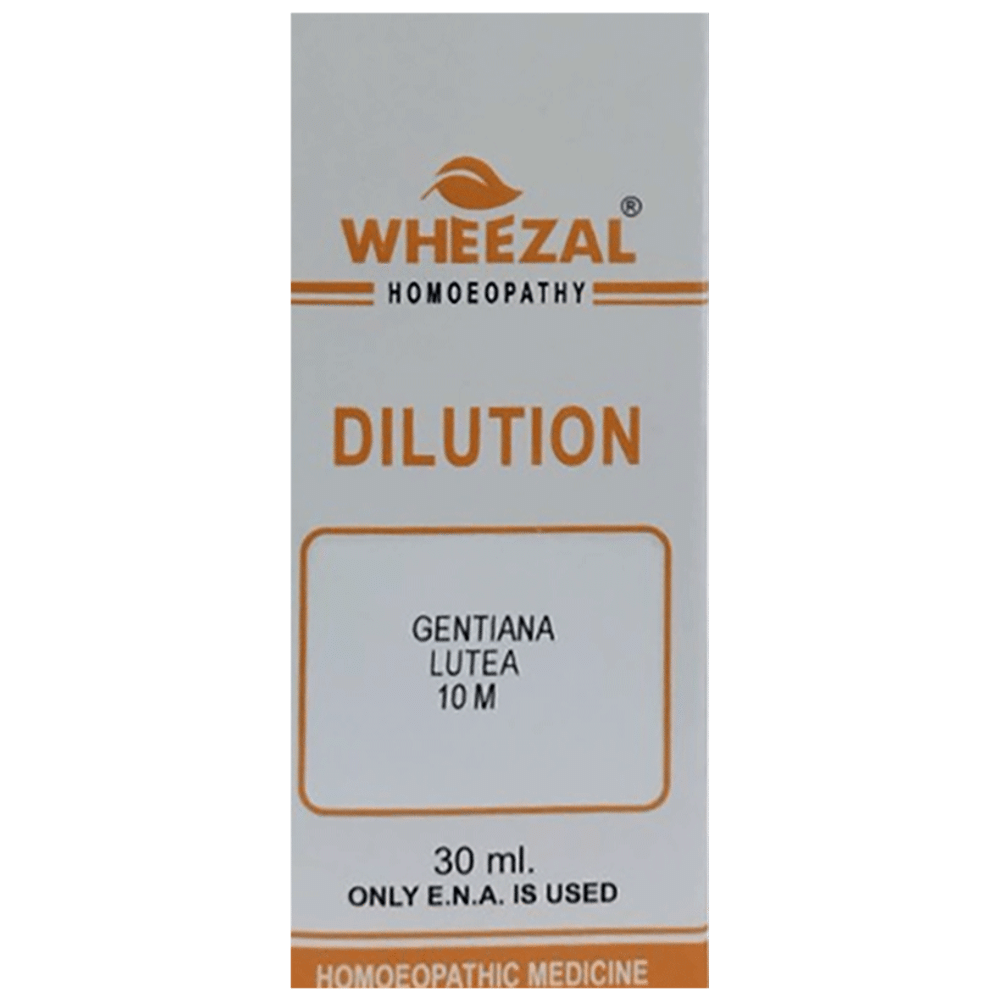 Wheezal Gentiana Lutea Dilution 10M Wheezal Gentiana Lutea Dilution 10M