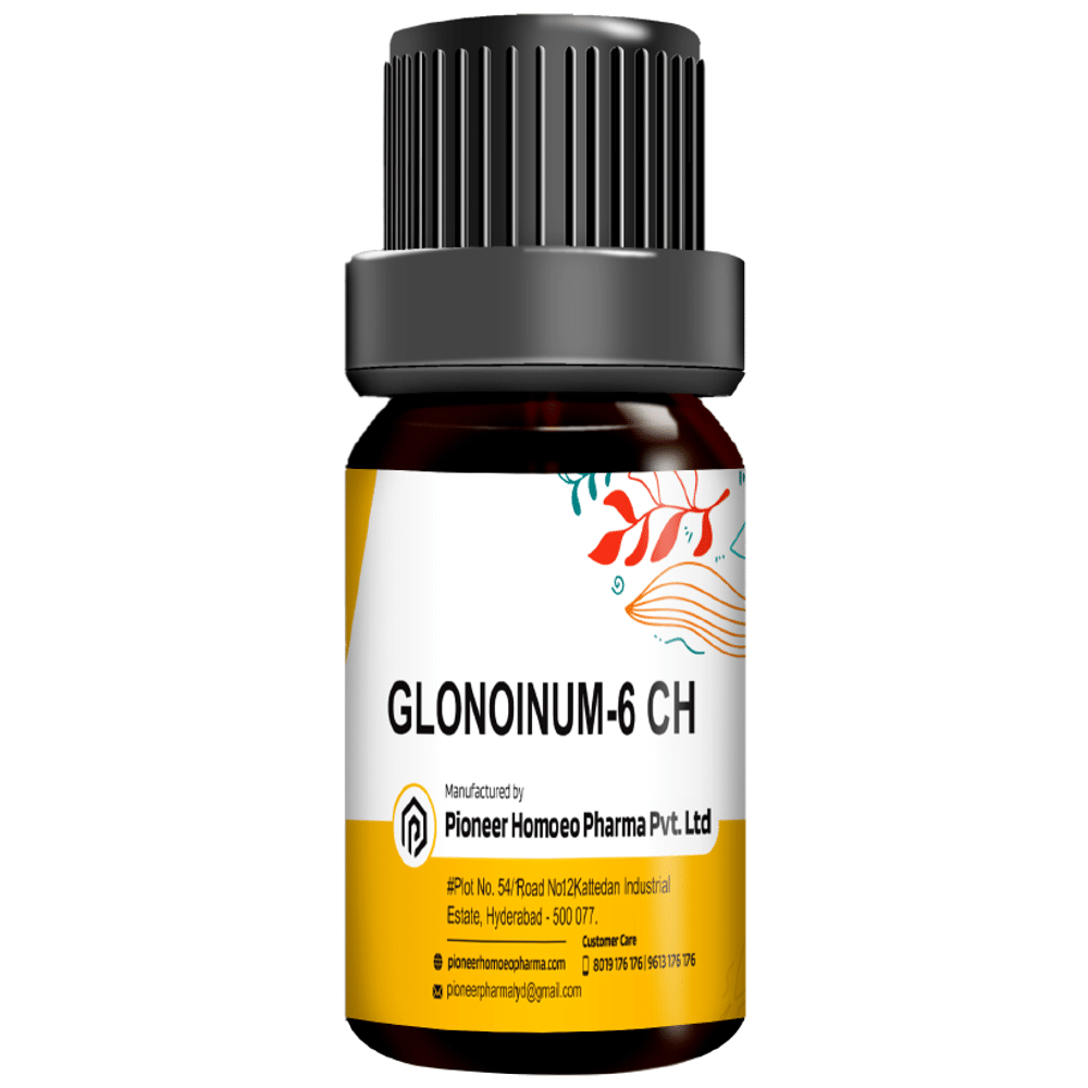 Pioneer Pharma Glonoinum Globules Pellets Multidose Pills 6 CH Pioneer Pharma Glonoinum Globules Pellets Multidose Pills 6 CH