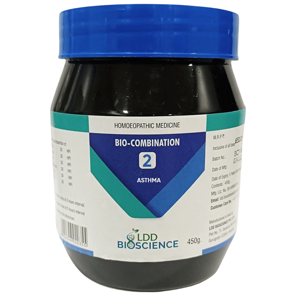 LDD Bioscience Bio-Combination 2 Asthma Tablet LDD Bioscience Bio-Combination 2 Asthma Tablet