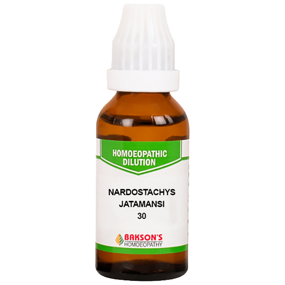 Bakson's Homeopathy Nardostachys Jatamansi Dilution 30