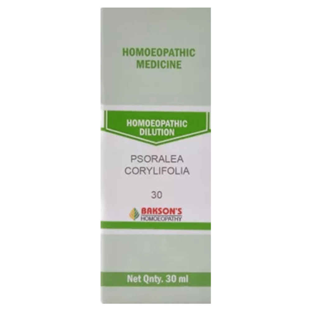Bakson's Homeopathy Psoralea Corylifolia Dilution 30 Bakson's Homeopathy Psoralea Corylifolia Dilution 30