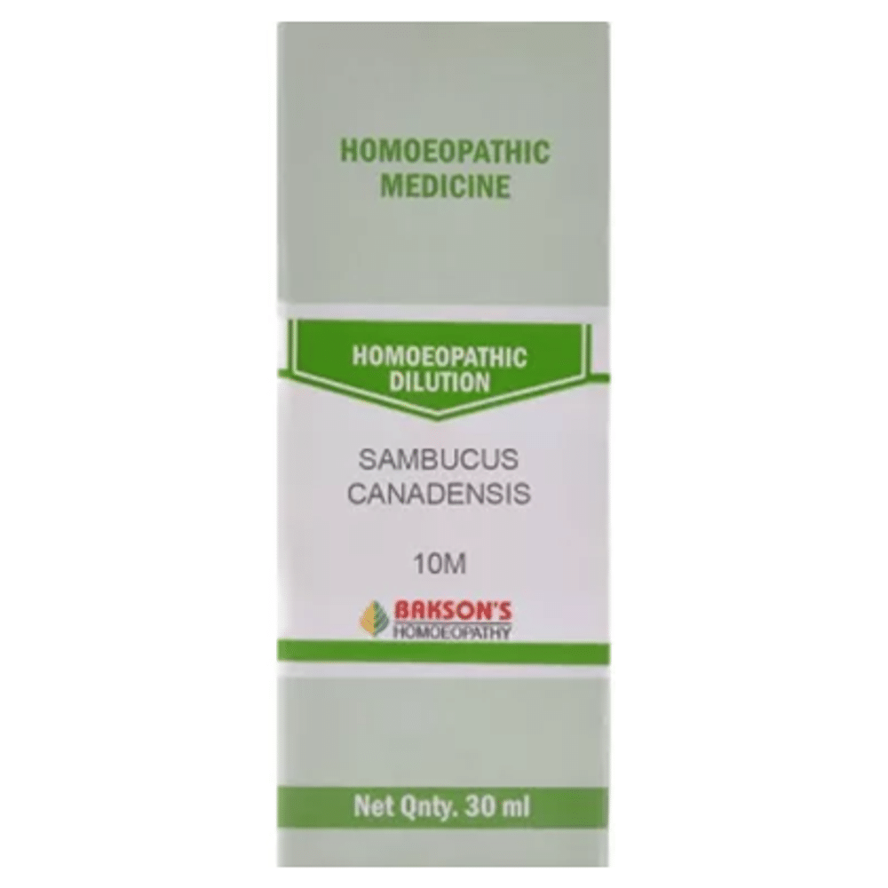 Bakson's Homeopathy Sambucus Canadensis Dilution 10M Bakson's Homeopathy Sambucus Canadensis Dilution 10M